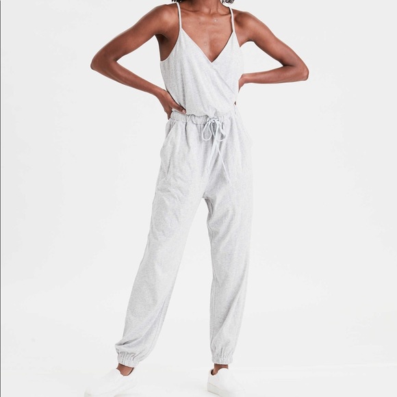 American Eagle Outfitters Pants - American eagle gray jumpsuit NWT